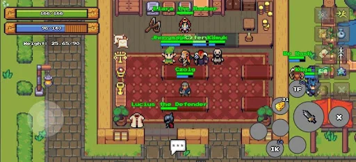 ดาวน์โหลด Definya: 2D MMORPG ล่าสุด – เกม RPG สไตล์คลาสสิกเล่นฟรี - Screenshot 9