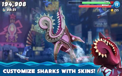 ดาวน์โหลด Hungry Shark World ล่าสุด – เกมฉลามสุดมันส์ เล่นฟรีบนมือถือ - Screenshot 9