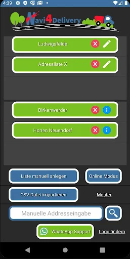 ดาวน์โหลด Navi4Delivery – วางแผนเส้นทางและนำทางด้วยรายการที่อยู่ ฟรี - Screenshot 2