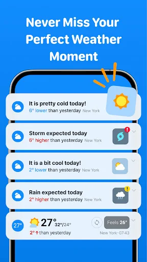 ดาวน์โหลด Weather & Clima ล่าสุด – พยากรณ์อากาศแม่นยำ ใช้งานง่ายฟรี - Screenshot 6