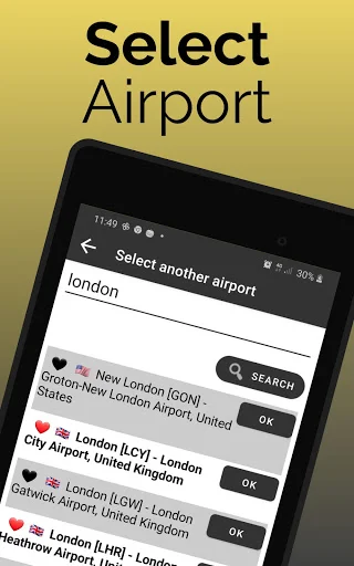 ดาวน์โหลด Stuttgart Airport Flight Info ล่าสุด – เช็คเที่ยวบิน STR ฟรี - Screenshot 9