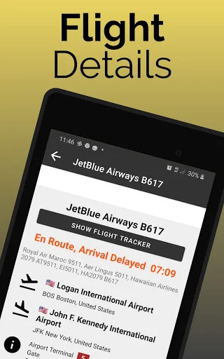 ดาวน์โหลด Bristol Airport Flight Info ล่าสุด – ตรวจสอบเที่ยวบินฟรี - Screenshot 11