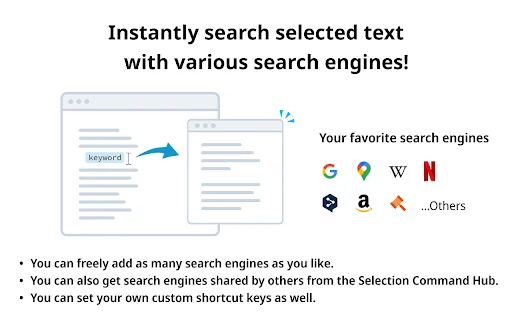ดาวน์โหลด Selection Command – ค้นหาและใช้งาน AI ได้ทันทีบน Chrome - Screenshot 2