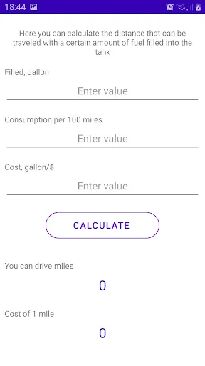 ดาวน์โหลด Fuel calculator ล่าสุด – คำนวณอัตราสิ้นเปลืองน้ำมันฟรี - Screenshot 5
