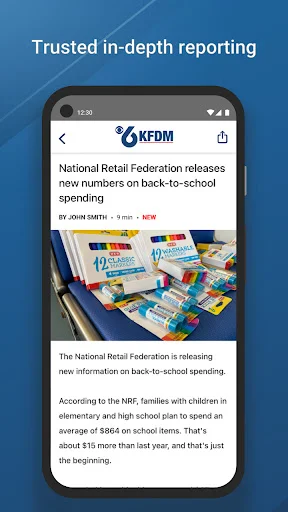 ดาวน์โหลด KFDM News 6 ล่าสุด – ข่าวท้องถิ่นและพยากรณ์อากาศฟรี - Screenshot 4