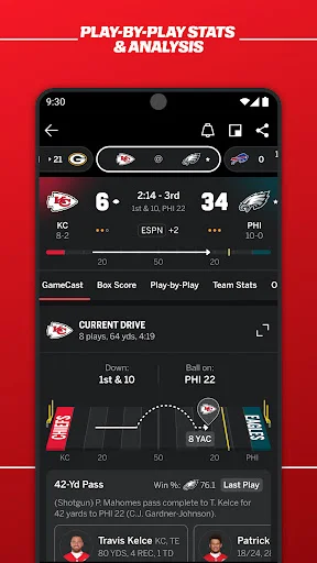 ดาวน์โหลดแอป ESPN ล่าสุด – ติดตามผลคะแนนและข่าวสารกีฬาแบบเรียลไทม์ฟรี - Screenshot 7