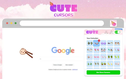 Custom Cursor for Chrome – เปลี่ยนเมาส์ให้เป็นสไตล์คุณ ฟรี! - Screenshot 1