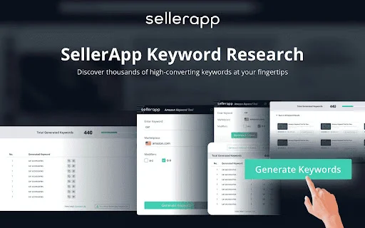 ดาวน์โหลด Amazon Keyword Tool โดย SellerApp – ค้นหาคีย์เวิร์ดฟรี - Screenshot 1
