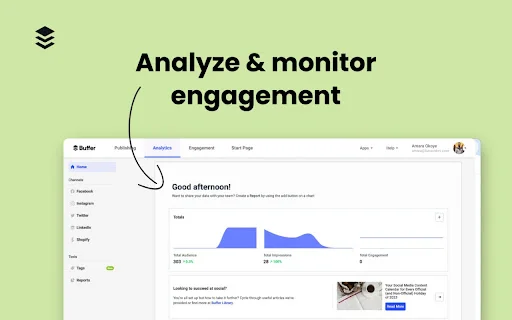 ดาวน์โหลด Buffer Chrome Extension ล่าสุด – จัดการโซเชียลมีเดียฟรี - Screenshot 4