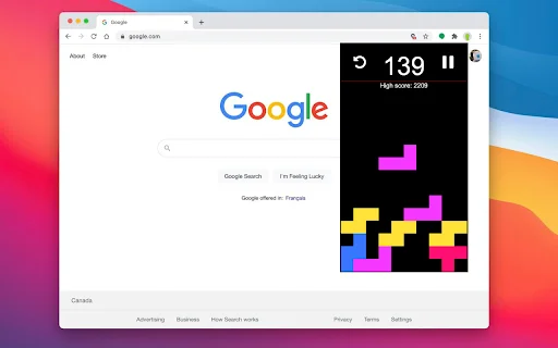 ดาวน์โหลด Tetrys – เกมตัวต่อคลาสสิกบน Chrome เล่นฟรีสนุกได้ทุกที่ - Screenshot 1