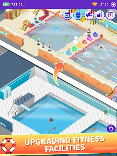 ดาวน์โหลด Idle GYM Sports ล่าสุด – เกมบริหารยิมสุดสนุก เล่นฟรี - Screenshot 16