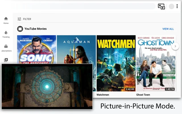 ดาวน์โหลด Floating Player – Picture-in-Picture สำหรับ Chrome ฟรี - Screenshot 1