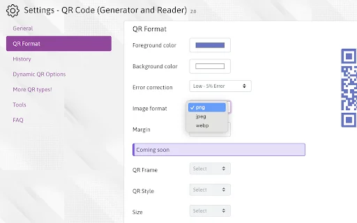 ดาวน์โหลด QR Code Generator & Reader ฟรี – สร้างและสแกน QR Code ง่ายๆ - Screenshot 4
