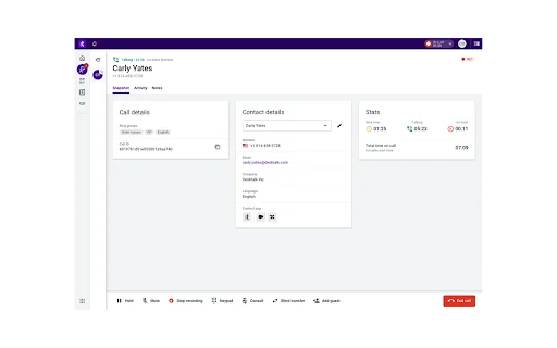 ดาวน์โหลด Talkdesk Click-to-Call ส่วนขยายโทรออกง่ายผ่านเบราว์เซอร์ - Screenshot 2