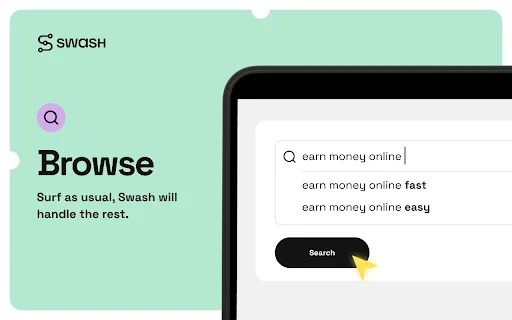 ดาวน์โหลด Swash ส่วนขยายเบราว์เซอร์ – รับรายได้จริงจากการท่องเว็บฟรี - Screenshot 3