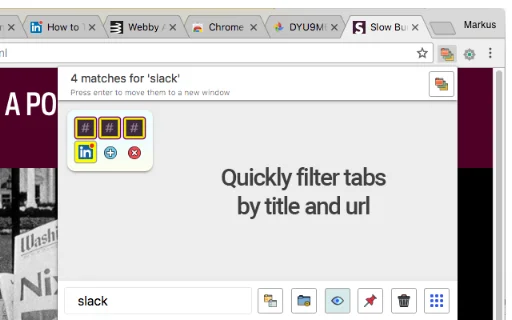 Tab Manager Plus สำหรับ Chrome – จัดการแท็บและหน้าต่างเบราว์เซอร์ให้เป็นระเบียบ - Screenshot 3