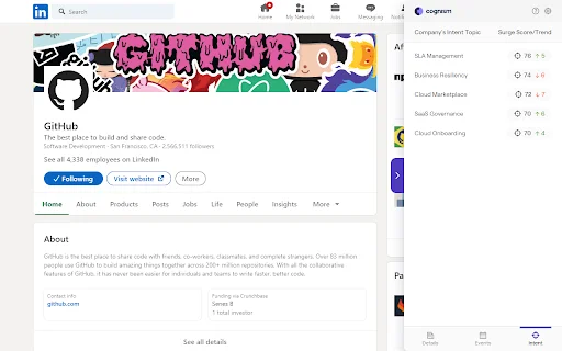 ดาวน์โหลด Cognism Chrome Extension – ค้นหาข้อมูลผู้มุ่งหวังแม่นยำที่สุด - Screenshot 4