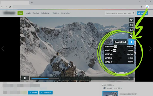 ดาวน์โหลดวิดีโอจาก Vimeo ฟรี – ตัวช่วยดาวน์โหลดวิดีโอที่เร็วที่สุด - Screenshot 3