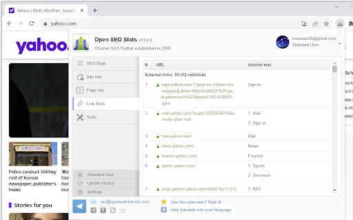 ดาวน์โหลด Open SEO Stats ล่าสุด – เครื่องมือวิเคราะห์ SEO ครบวงจรสำหรับ Chrome - Screenshot 4