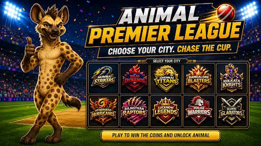 ดาวน์โหลด Animal Cricket ล่าสุด – เกมคริกเก็ตสัตว์น่ารักเล่นฟรี - Screenshot 1