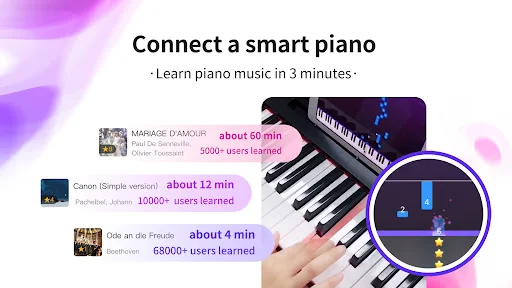 ดาวน์โหลด POP Piano ล่าสุด – ฝึกเล่นเปียโนง่ายๆ ที่บ้านได้ฟรี - Screenshot 2