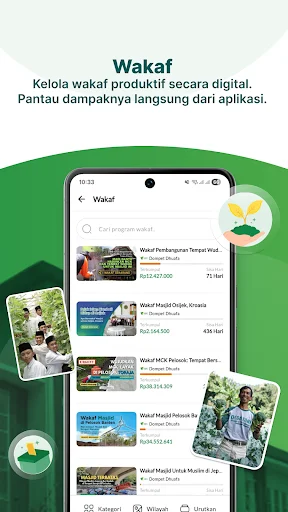 ดาวน์โหลด Dompet Dhuafa: Zakat, Sedekah ล่าสุด – บริจาคออนไลน์ สะดวก ปลอดภัย - Screenshot 2