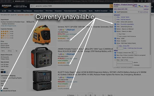 ดาวน์โหลด GRABLEY – เครื่องมือค้นหาและจัดการสินค้า Amazon, eBay ฟรี - Screenshot 1