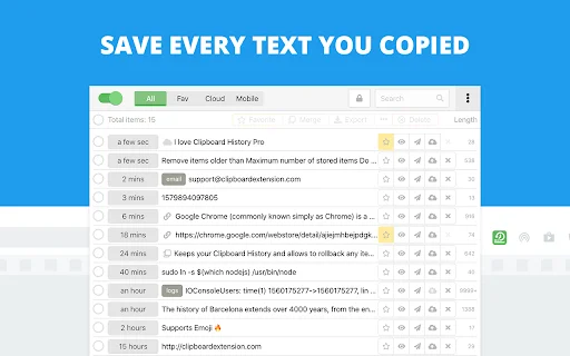 ดาวน์โหลด Clipboard Manager และ Text Expander – ตัวช่วยจัดการคัดลอกข้อความ - Screenshot 1