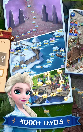 ดาวน์โหลด Disney Frozen Free Fall เกมพัซเซิลสุดสนุก ล่าสุดฟรี - Screenshot 3