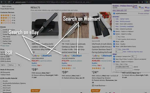 ดาวน์โหลด GRABLEY – เครื่องมือค้นหาและจัดการสินค้า Amazon, eBay ฟรี - Screenshot 4