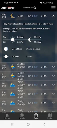 ดาวน์โหลด ANF First Alert Weather ล่าสุด – พยากรณ์อากาศแม่นยำ ฟรี - Screenshot 3