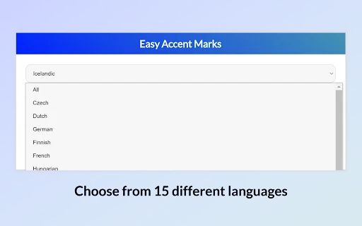 ดาวน์โหลด Easy Accent Marks ล่าสุด – พิมพ์อักขระพิเศษฟรี - Screenshot 2
