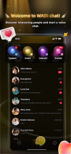 ดาวน์โหลด Wadi Chat เวอร์ชันล่าสุด – ห้องแชทด้วยเสียงฟรีสำหรับทุกคน - Screenshot 2