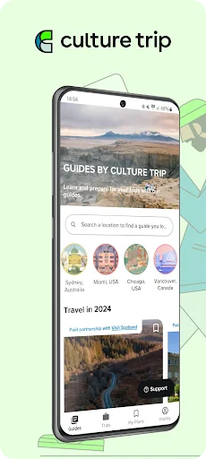 ดาวน์โหลด Culture Trip ล่าสุด – คู่มือท่องเที่ยวและจองทริปสุดพิเศษฟรี - Screenshot 1