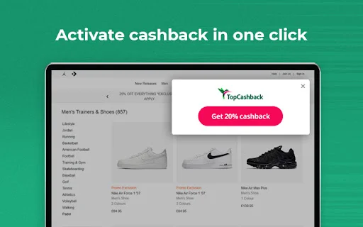 ดาวน์โหลด TopCashback ส่วนขยายเบราว์เซอร์ – รับเงินคืนและคูปองส่วนลดล่าสุดฟรี - Screenshot 3