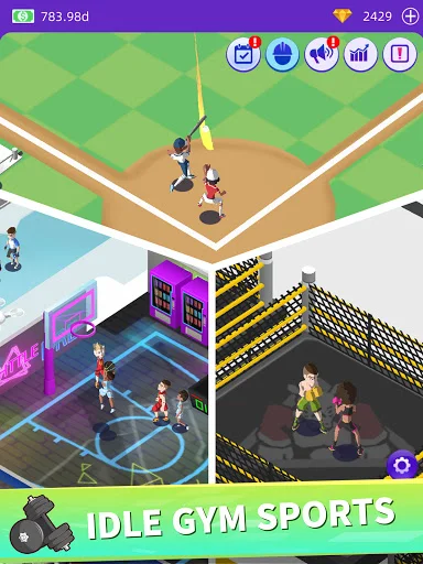 ดาวน์โหลด Idle GYM Sports ล่าสุด – เกมบริหารยิมสุดสนุก เล่นฟรี - Screenshot 18