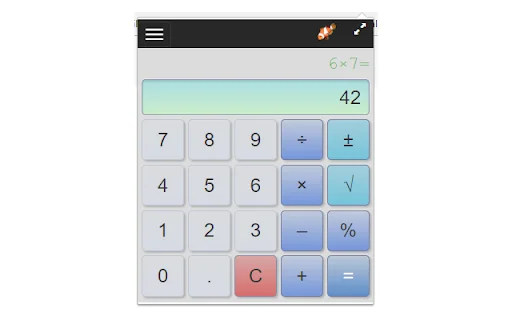ดาวน์โหลด Calculator ส่วนขยาย Chrome – เครื่องคิดเลขใช้งานง่าย ฟรี! - Screenshot 1
