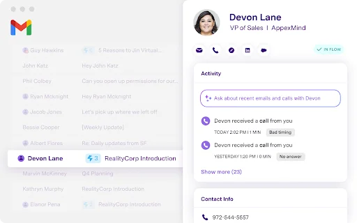 ดาวน์โหลด Gong Anywhere ล่าสุด – เพิ่มประสิทธิภาพการขายบน CRM และ Gmail - Screenshot 3