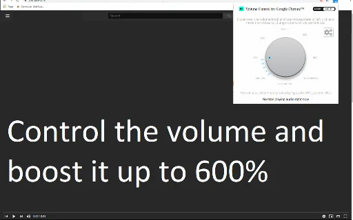 ดาวน์โหลด Volume Control for Google Chrome – เพิ่มเสียงดังสูงสุด 600% ฟรี - Screenshot 1