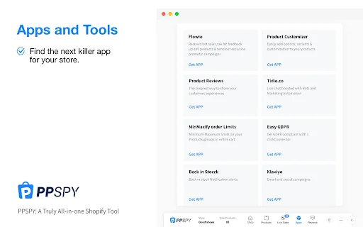 PPSPY: เครื่องมือวิเคราะห์ร้านค้า Shopify และ Dropshipping ที่ดีที่สุด - Screenshot 4
