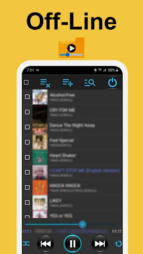 ดาวน์โหลด Music Player: Folder Music+ ล่าสุด – ฟังเพลงออฟไลน์และบนคลาวด์ฟรี - Screenshot 2
