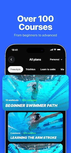 ดาวน์โหลด SwimUp – โค้ชว่ายน้ำส่วนตัว ฝึกซ้อมว่ายน้ำอย่างมืออาชีพ - Screenshot 5