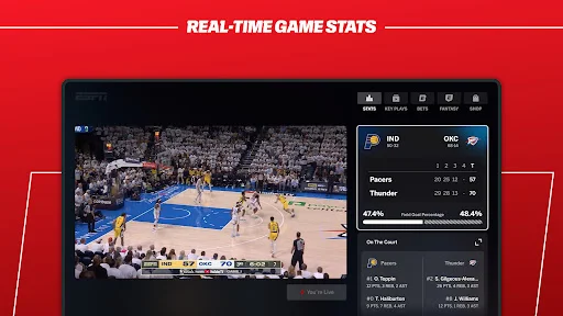 ดาวน์โหลดแอป ESPN ล่าสุด – ติดตามผลคะแนนและข่าวสารกีฬาแบบเรียลไทม์ฟรี - Screenshot 27