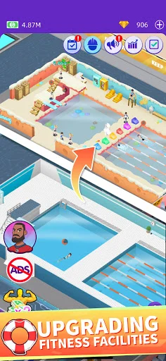 ดาวน์โหลด Idle GYM Sports ล่าสุด – เกมบริหารยิมสุดสนุก เล่นฟรี - Screenshot 2