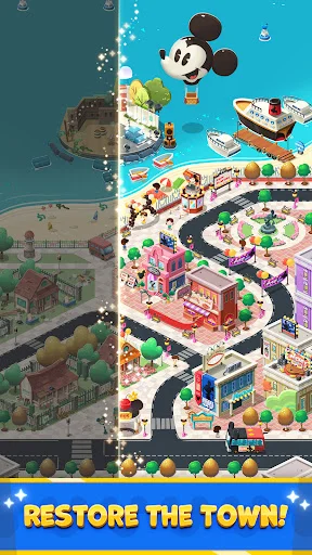 ดาวน์โหลด Disney Pop Town ล่าสุด – เกมจับคู่พัซเซิลแสนสนุกธีมดิสนีย์ฟรี - Screenshot 10