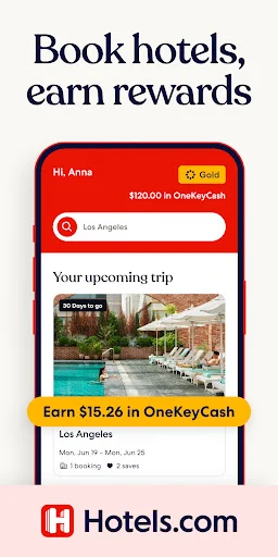 ดาวน์โหลด Hotels.com ล่าสุด – จองที่พักราคาพิเศษ รับส่วนลดคุ้มค่า - Screenshot 1