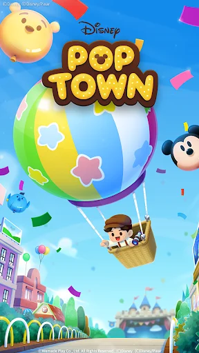 ดาวน์โหลด Disney Pop Town ล่าสุด – เกมจับคู่พัซเซิลแสนสนุกธีมดิสนีย์ฟรี - Screenshot 1