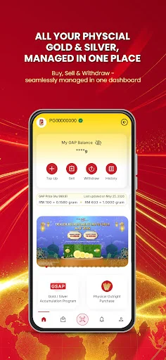 ดาวน์โหลดแอป Public Gold ล่าสุด – เช็คราคาทองและเงินแบบเรียลไทม์ฟรี - Screenshot 1