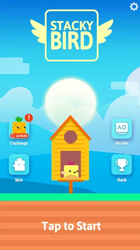 ดาวน์โหลด Stacky Bird เกมสนุกเล่นออฟไลน์ได้ ไม่ใช้เน็ต ล่าสุดฟรี - Screenshot 1