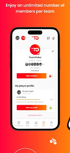 ดาวน์โหลด TeamPulse ล่าสุด – แอปจัดการทีมกีฬาครบวงจร ฟรี - Screenshot 14